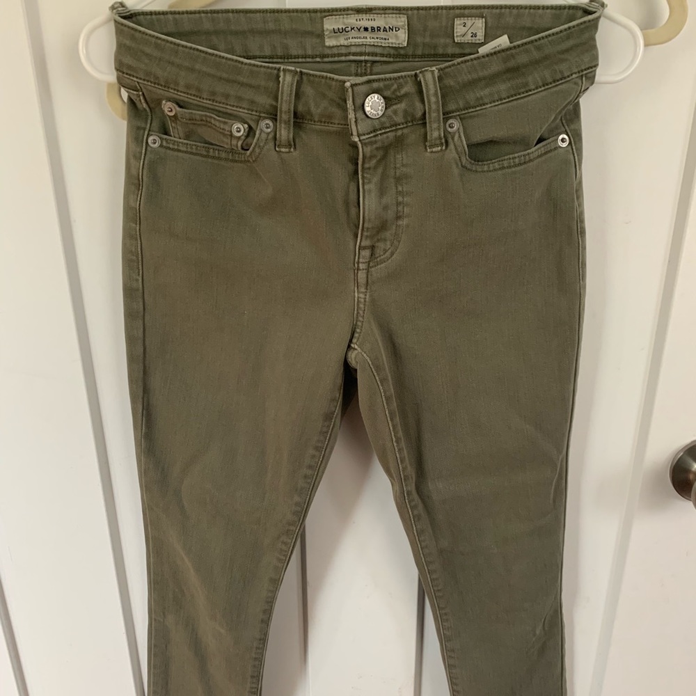 Lucky Brand Olive Jeans